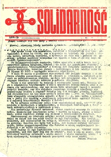 Solidarność nr 18, kwiecień `81