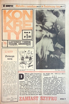 Konkrety nr 1 (34), styczeń `73