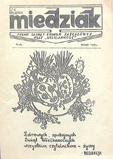 Miedziak ZG &bdquo;Rudna&rdquo; : nr 5, marzec `89