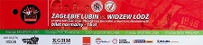 Zagłębie Lubin – Widzew Łódź