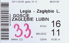 Legia Warszawa – Zagłębie Lubin