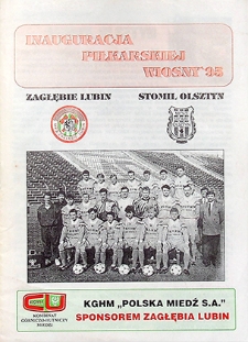 Inauguracja piłkarskiej wiosny '95 : Zagłębie Lubin – Stomil Olsztyn