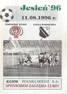 Jesień '96 : 11 sierpnia, Zagłębie Lubin – Legia Warszawa