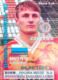 Runda wiosenna '97 : 4 maja, Zagłębie Lubin – Hutnik Kraków