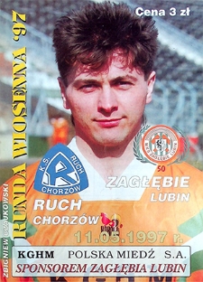 Runda wiosenna '97 : 11 maja, Zagłębie Lubin – Ruch Chorzów