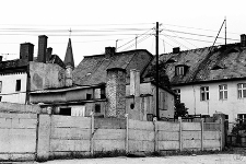 Ulica Browarna : zaplecze masarni znajdującej się przy ulicy Sienkiewicza