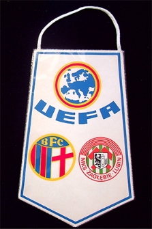 UEFA CUP : MKS Zagłębie Lubin – BFC 19.09.1990