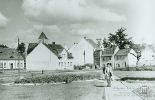 Ulica Dąbrowskiego : widok na ulicę Małą