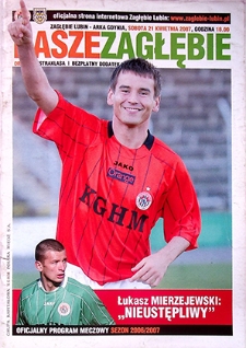 Nasze Zagłębie : Oficjalny program meczowy sezon 2006/2007, 21 kwietnia 2007