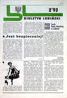 Biuletyn Lubiński nr 2, `93