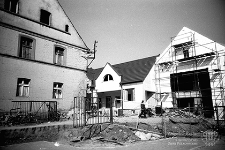 Ulica Pocztowa : budowa domu