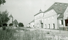 Ulica Pocztowa : wyburzona pierzeja Rynku