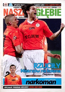 Nasze Zagłębie : Oficjalny program meczowy sezon 2007/2008, 22 marca 2008
