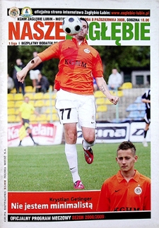 Nasze Zagłębie : Oficjalny program meczowy sezon 2008/2009, 8 października 2008