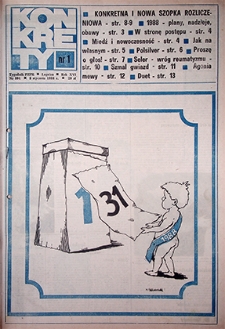 Konkrety nr 1 (804), styczeń `88