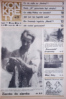 Konkrety nr 31 (834), sierpień `88