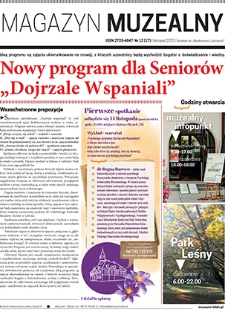 Magazyn Muzealny nr 12 (17), listopad 2022 : dodatek do „Wiadomości Lubińskich”