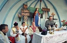 Zakłady Górnicze „Konrad” w Iwinach : ostatnia msza przed likwidacją i zatopieniem kopalni