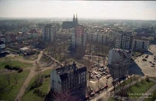 Legnica widziana z lotu ptaka