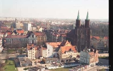Legnica widziana z lotu ptaka