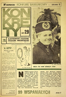 Konkrety nr 29, grudzień `72