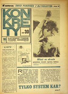 Konkrety nr 30, grudzień `72