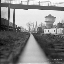 Stacja Miłkowice : wieża ciśnień do zasilania stacji w wodę