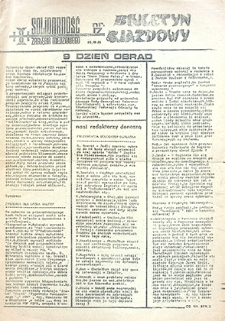 Biuletyn Zjazdowy nr 17, październik `81