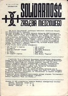 Solidarność Zagłębia Miedziowego Biuletyn Informacyjny ;
