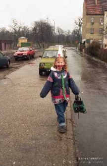 Widok z ulicy Polarnej na Wrocławską i cmentarz komunalny