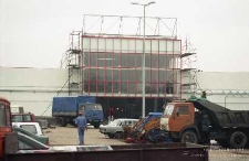 Budowa hipermarketu Real przy ulicy Fabrycznej