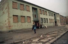 Budynki mieszkalne na rogu ulic Kwiatowej i Cmentarnej