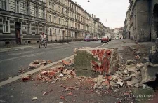 Stare kamienice przy ulicy Dmowskiego