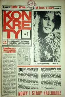 Konkrety nr 1 (86), styczeń `74