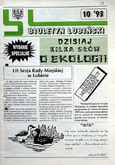 Biuletyn Lubiński nr 10, `93