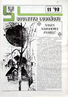 Biuletyn Lubiński nr 11, `93