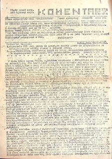 Komentarz : nr specjalny, marzec `85