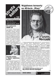 Strefa Kultury nr 39, październik 2009