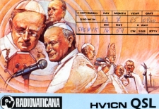 Karta QSL HV1CN : Watykan