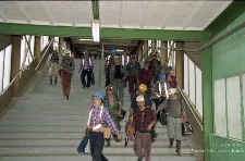 Zakłady Górnicze „Rudna” : górnicy wychodzący z pracy