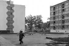 Bloki przy skrzyżowaniu ulic Niepodległości i Skłodowskiej-Curie