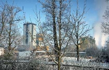 Zakłady Górnicze „Rudna” zimą