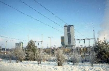 Zakłady Górnicze „Rudna” zimą