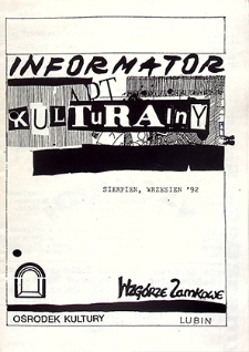 Informator Kulturalny, sierpień, wrzesień `92