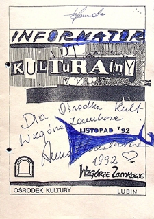 Informator Kulturalny, listopad `92
