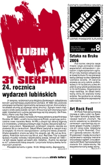 Strefa Kultury nr 8 (22), sierpień 2006