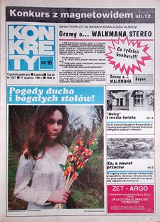 Konkrety nr 16 (1027), kwiecień `92