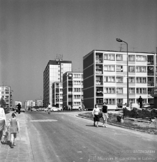 Ulica Cedyńska z widokiem na ulicę Mickiewicza