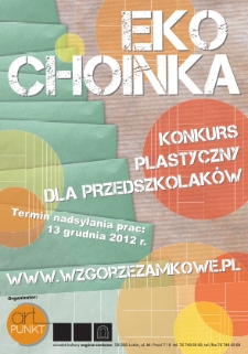 Eko Choinka : konkurs plastyczny dla przedszkolaków