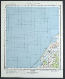 Mapa topograficzna : N-33-57 : Darłowo